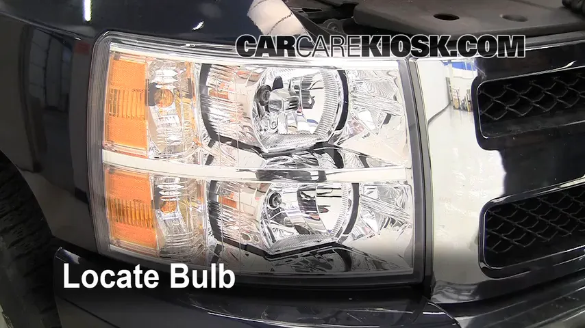 2008 Chevrolet Silverado 1500 LT 5.3L V8 Extended Cab Pickup (4 Door) Lights Highbeam (replace bulb)